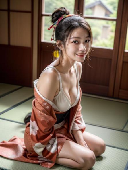 Japanese, Kimono, Tatami AI Porn