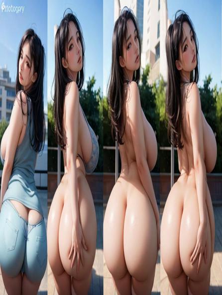 soft, extremely detailed ass, hand on ass AI Porn