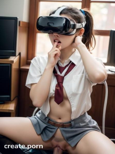 Pigtails, Glasses, Small Ass AI Porn