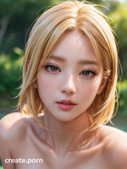 Beautiful blonde korean woman AI Porn