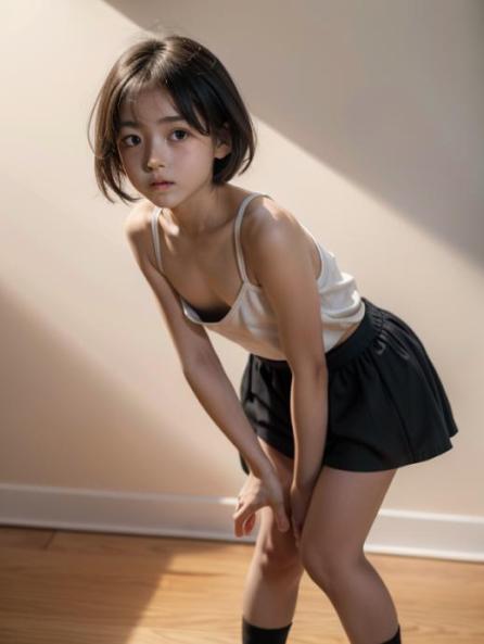 Short length, short stature, Childgirl AI Porn